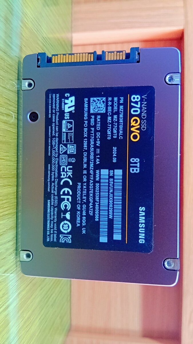 Samsung SSD 870 QVO 8TB