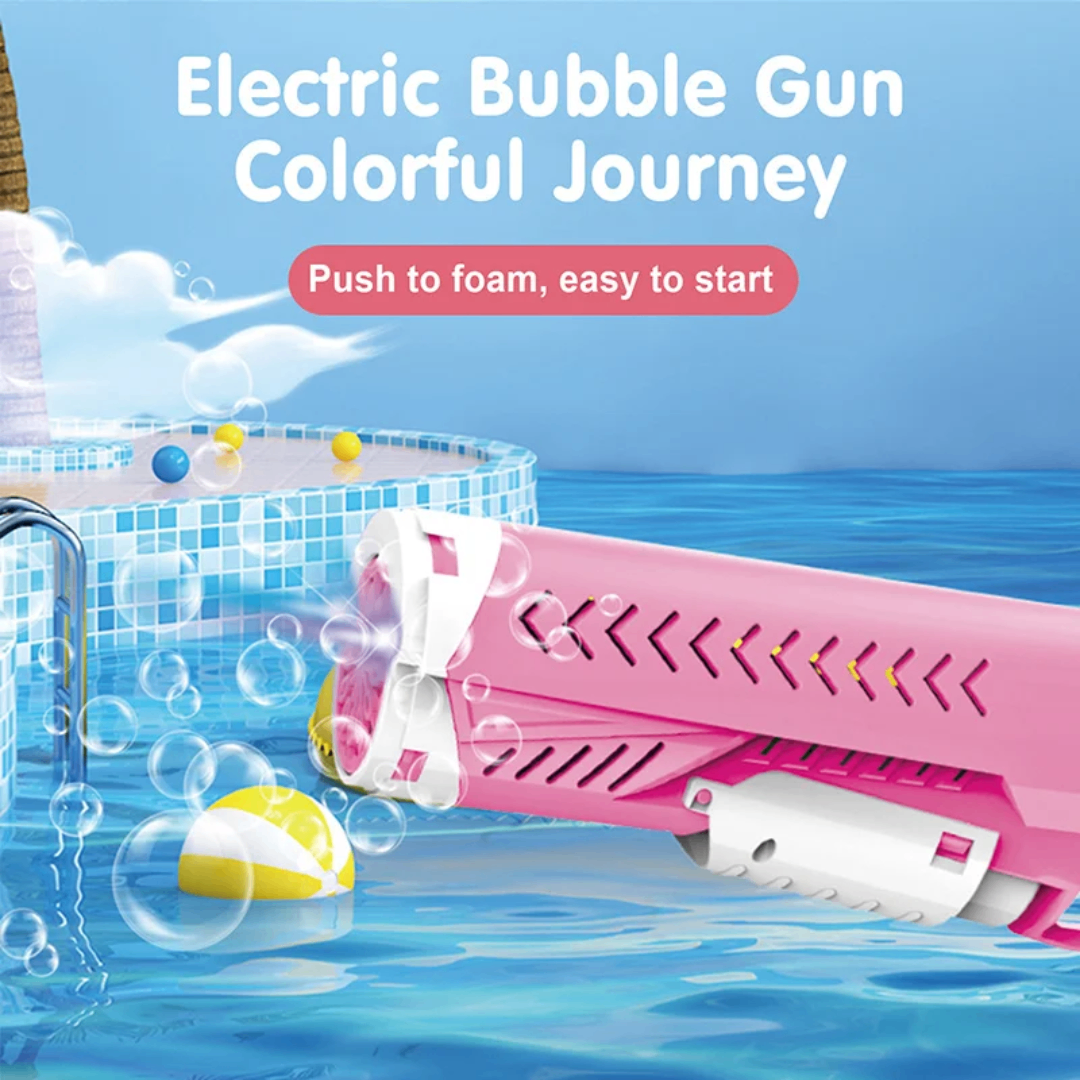 Pistolet à Bulles Électrique LED