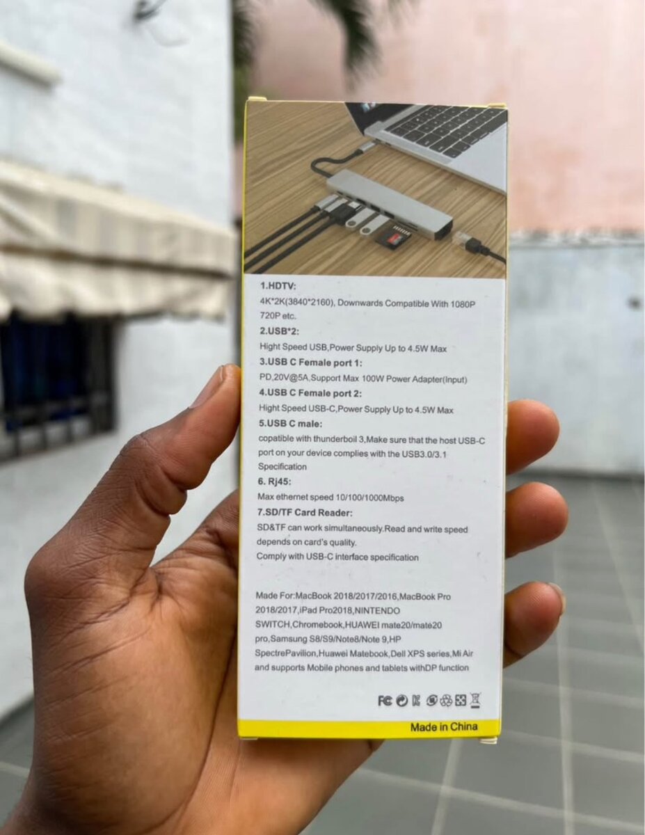 Adaptateur USB-C 8 Ports