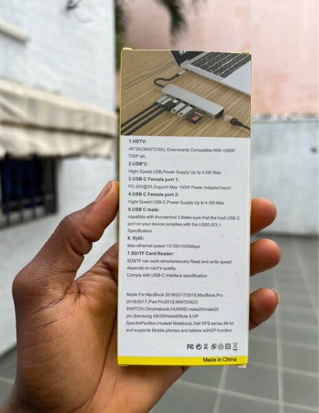 Adaptateur USB-C 8 Ports