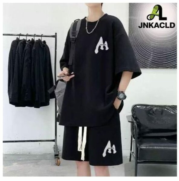 Ensemble T-shirt et Short Noir Homme