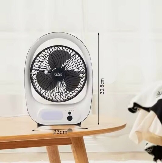 VENTILATEUR DE TABLE 8" RECHARGEABLE WINNING STAR (ST-4054)