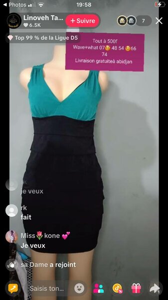 Robe élégante pour femmes
