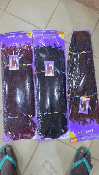 Extensions de cheveux synthétiques