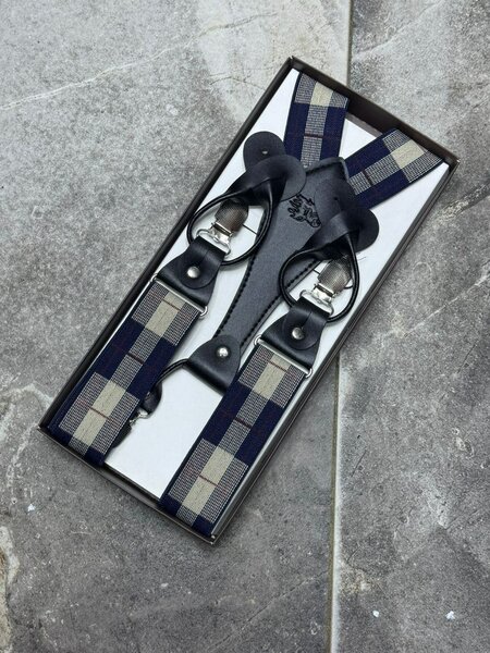 Elegant Men's Suspenders Set