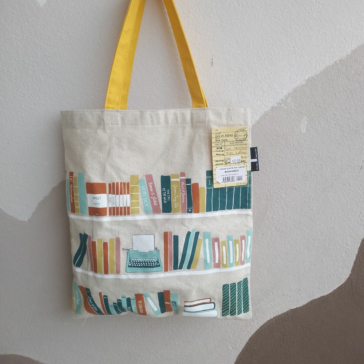Tote Bag Bibliothèque Colorée