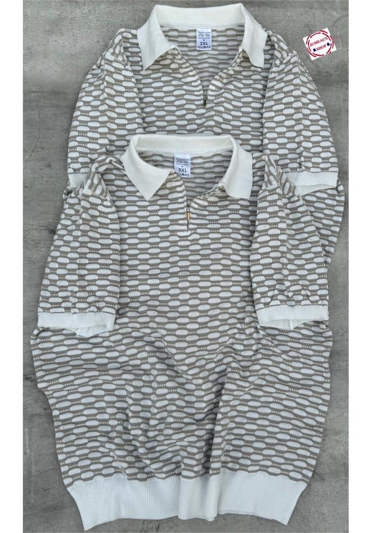 T-shirt en maille rétro homme