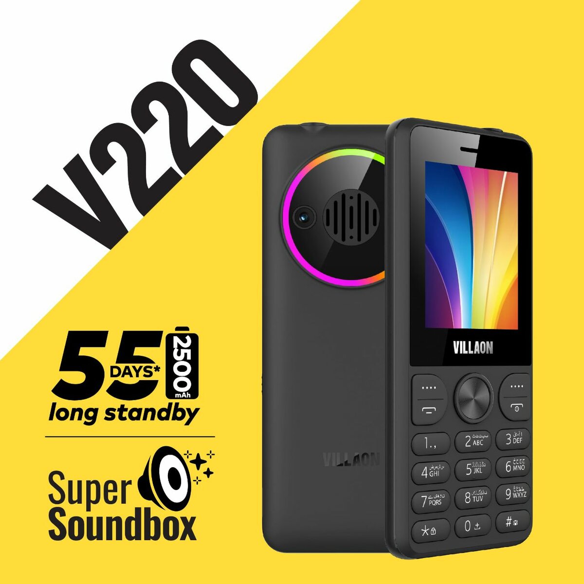 Téléphone V220 Super Autonomie