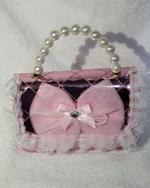 Sac pochette perlé chic