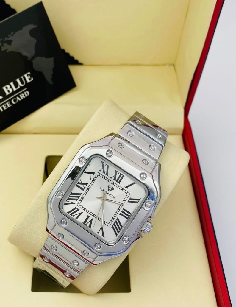 Montre Cartier en acier inoxydable