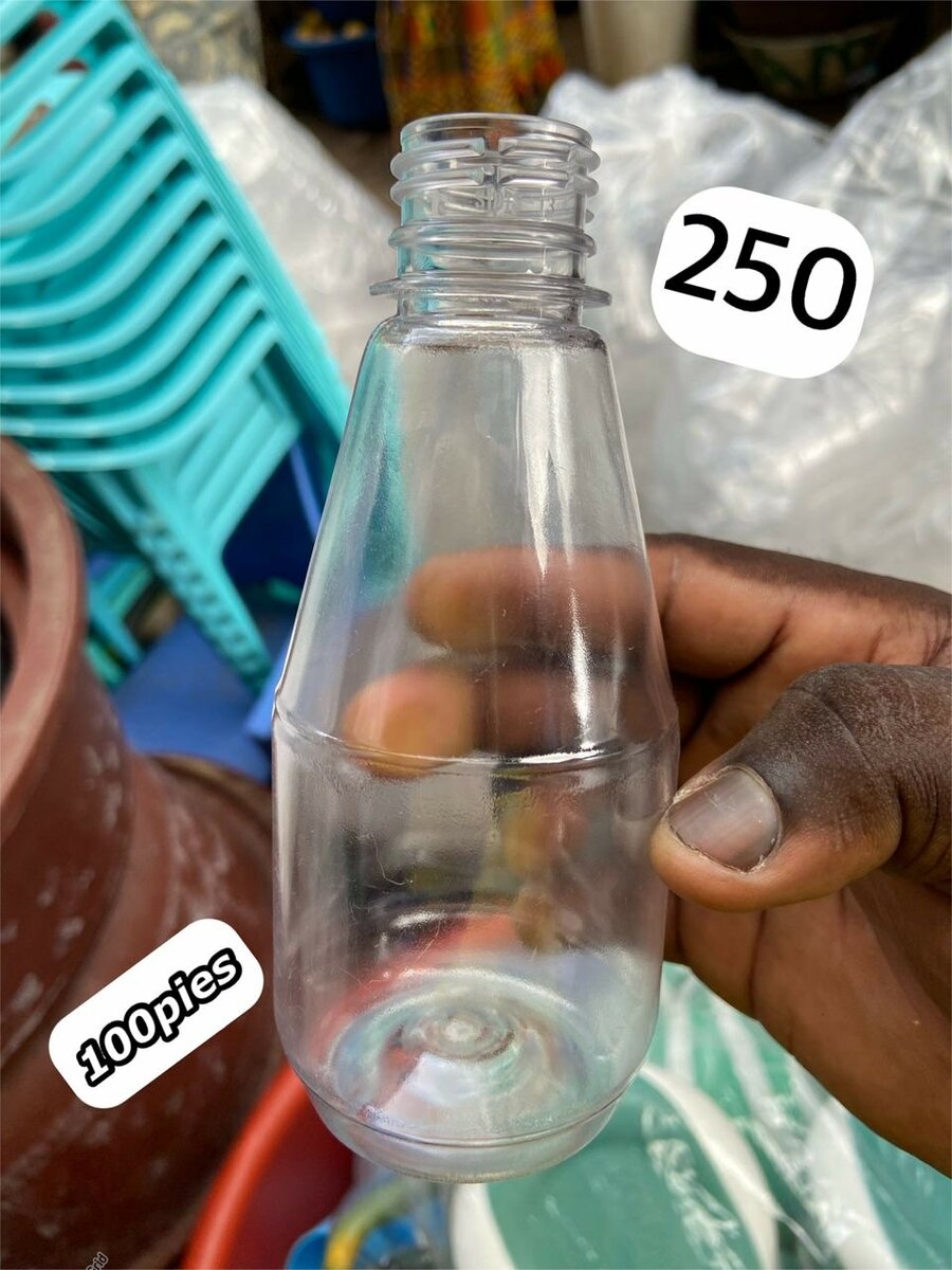 Clear Plastic Bottles 225ml