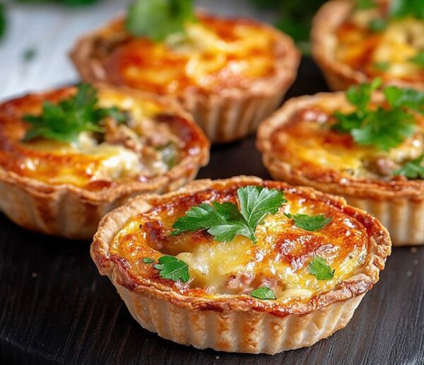 Crêpes,mini quiches et pizza
