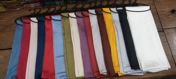 Crush  silk Stoler