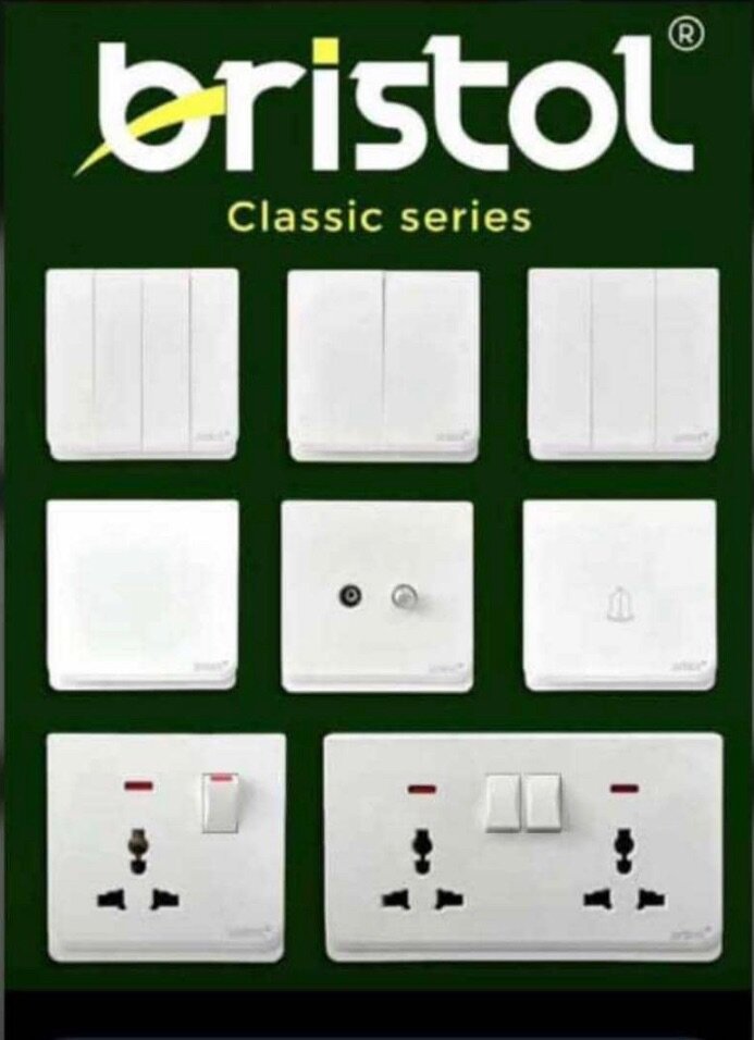 Bristol socket and switches