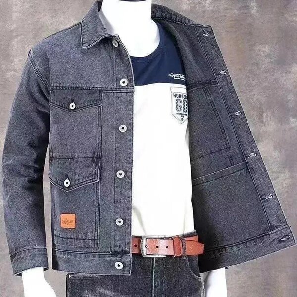 Veste en jean classique homme
