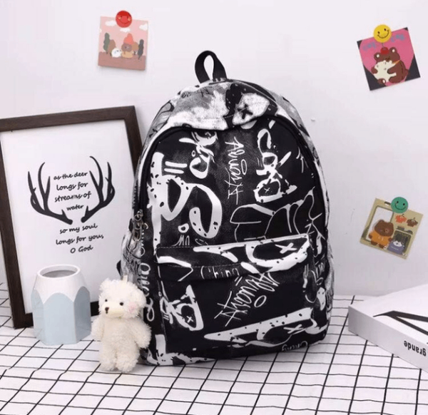 Sac à dos grafiti tendance