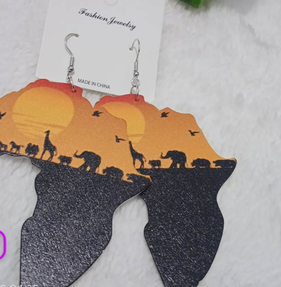 African earrings