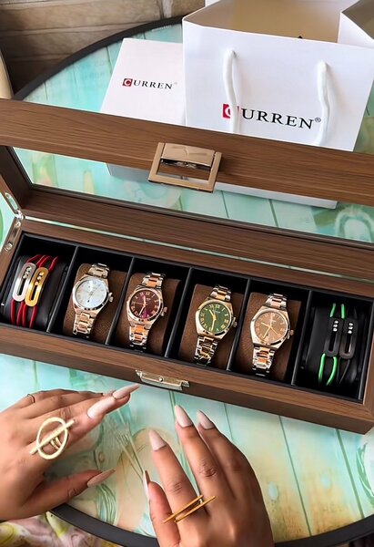 Élégant coffret montre Curren