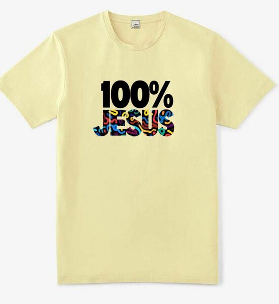 T-shirt "100% Jesus"