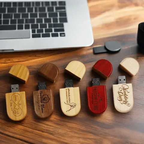 Clé USB Bois Élégante 128 Go