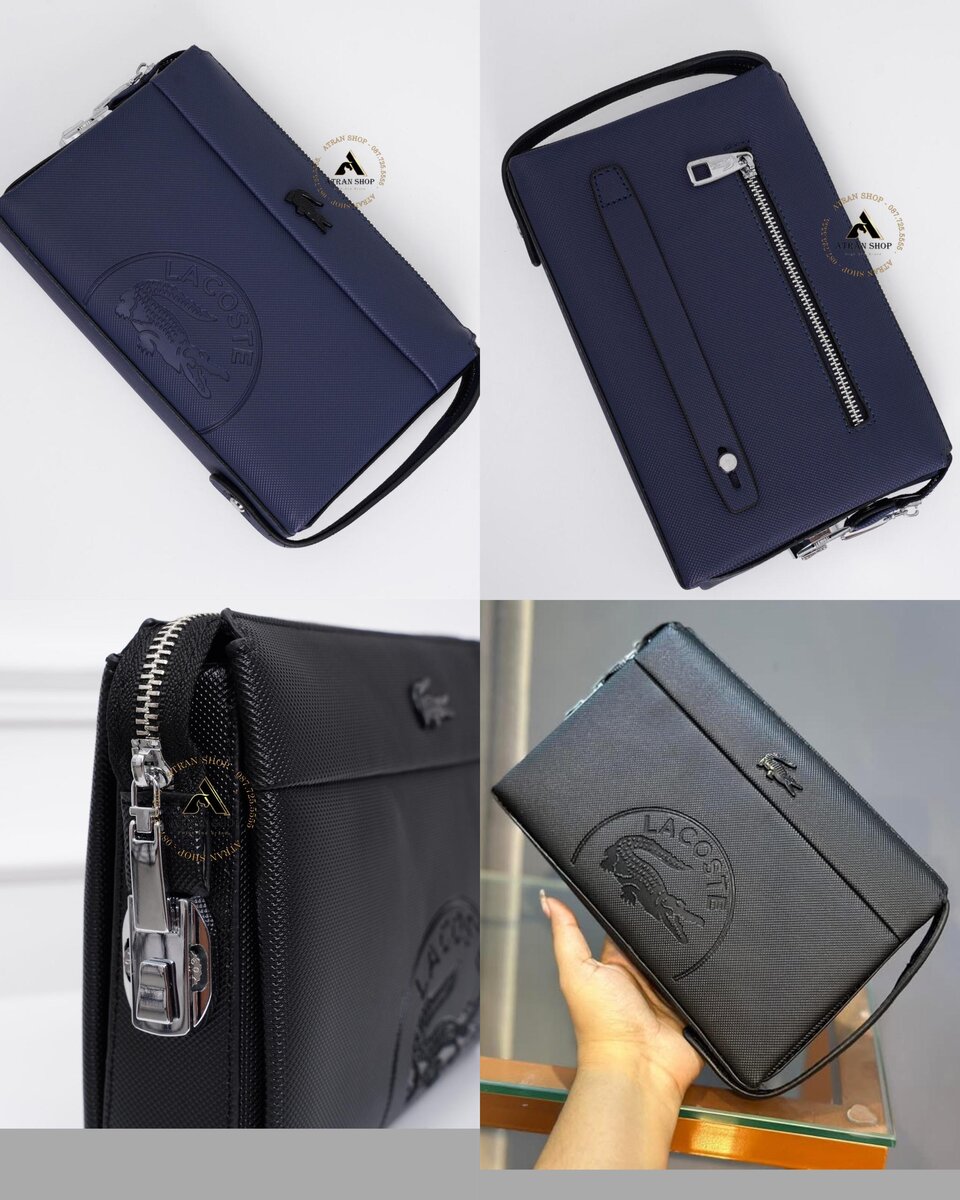 Pochette Lacoste élégante