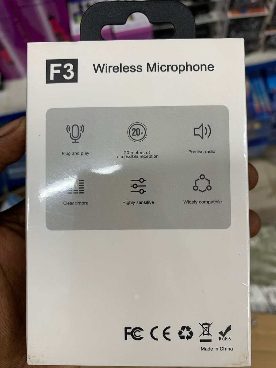 Microphone sans fil F3 K9