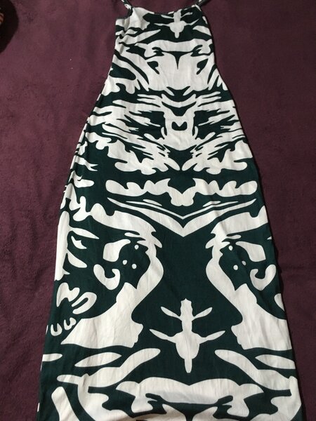 Robe longue imprimée chic