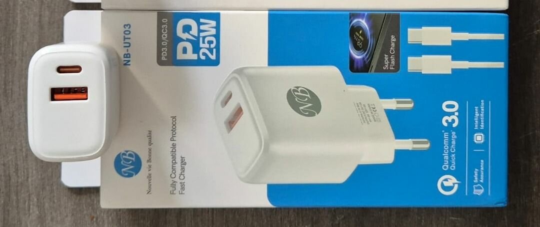 Chargeur rapide USB 25W