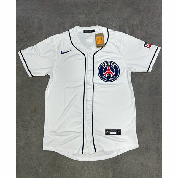 Maillot PSG Baseball Blanc