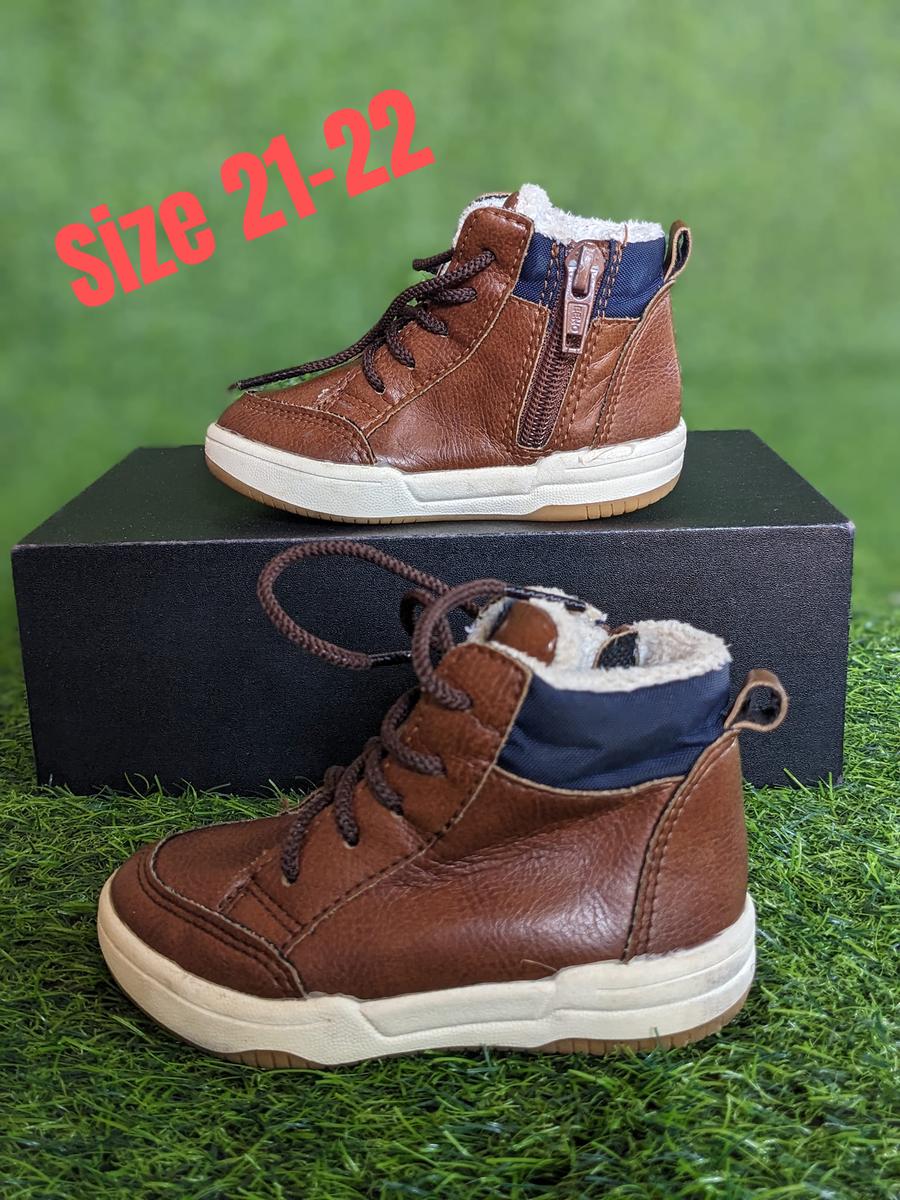 Pure leather kids shoes