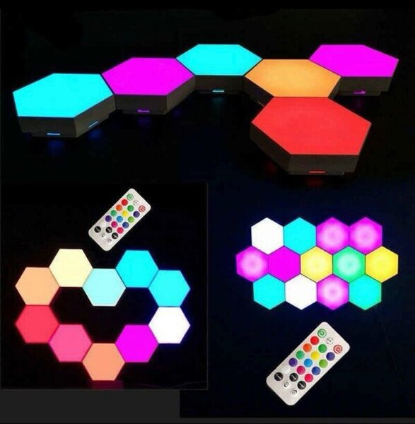 Lampe murale modulaire RGB Color changement applique créativ