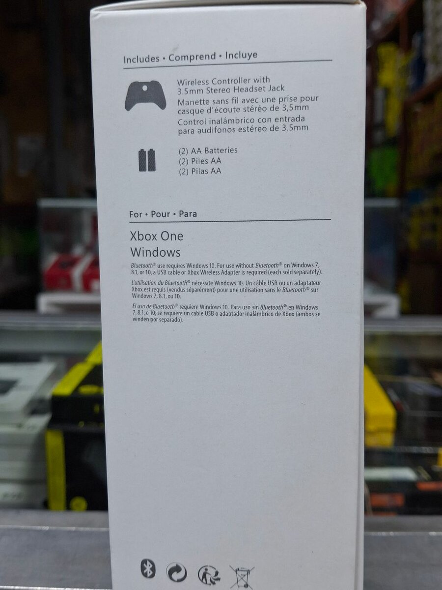 Manette Xbox sans fil blanche