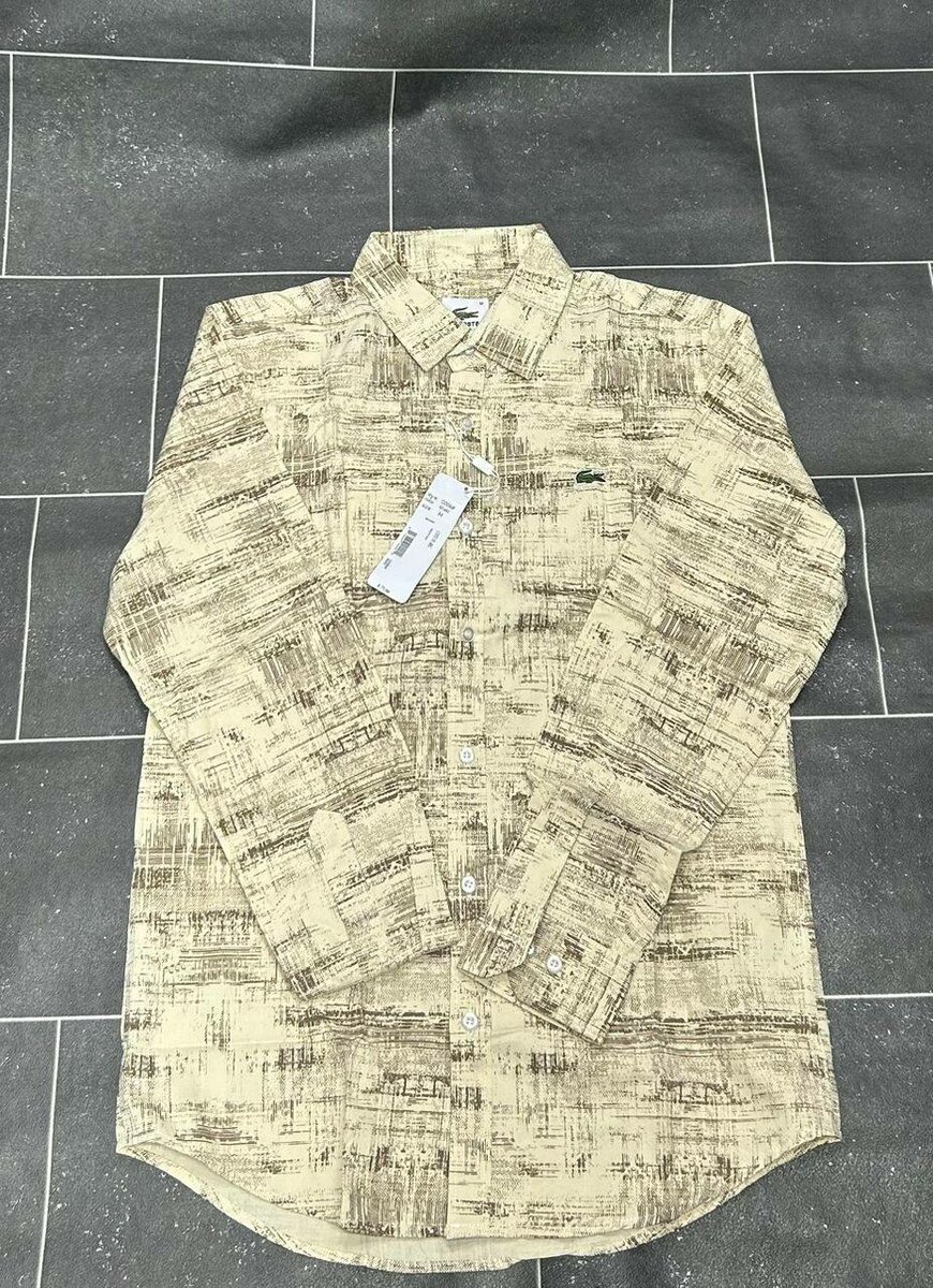 Chemise homme à motifs élégante
