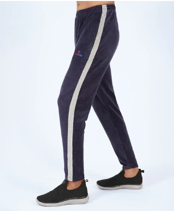 heather indigo Street Fit trousers