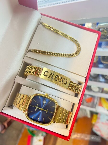 Ensemble Montre et Bijoux Luxe