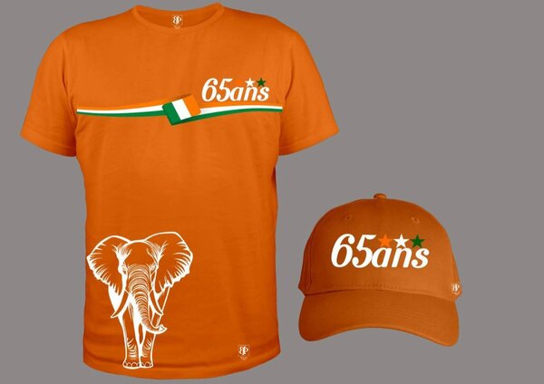 T-shirt et Casquette Côte d'Ivoire