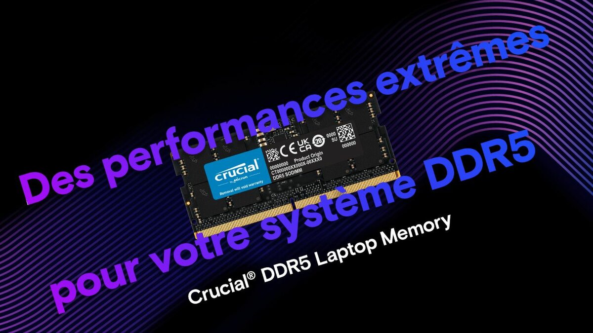 Mémoire Crucial DDR5