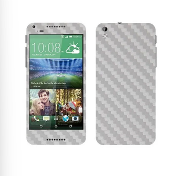 HTC Desire 816 Carbon Fiber Texture Mobile Skin - White