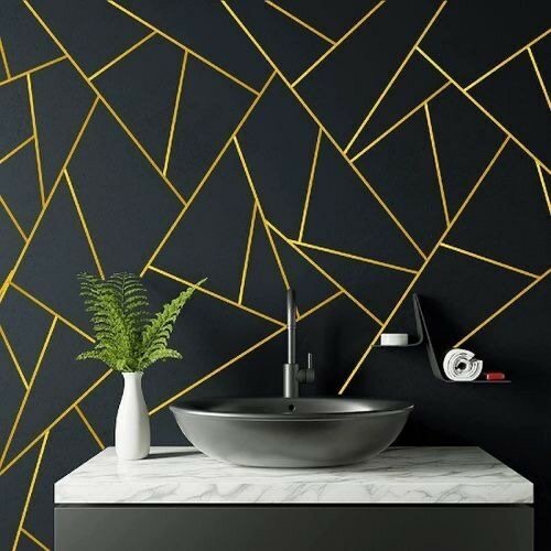 1 Ruban adhésif doré décoratif