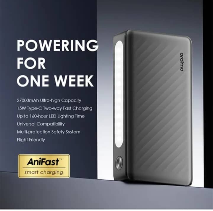 Powerbank Oraimo 27000mAh