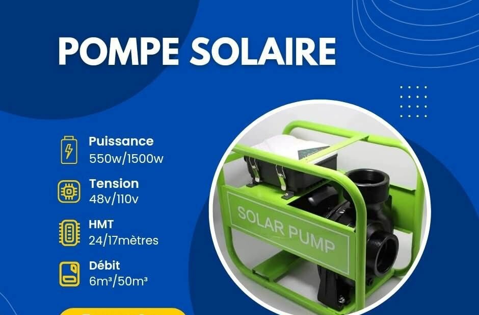 Pompe Solaire Écologique 1500W