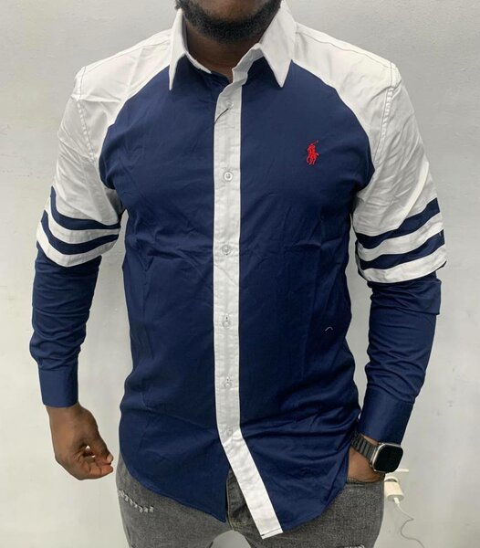 Chemise Homme Bicolore Élégante