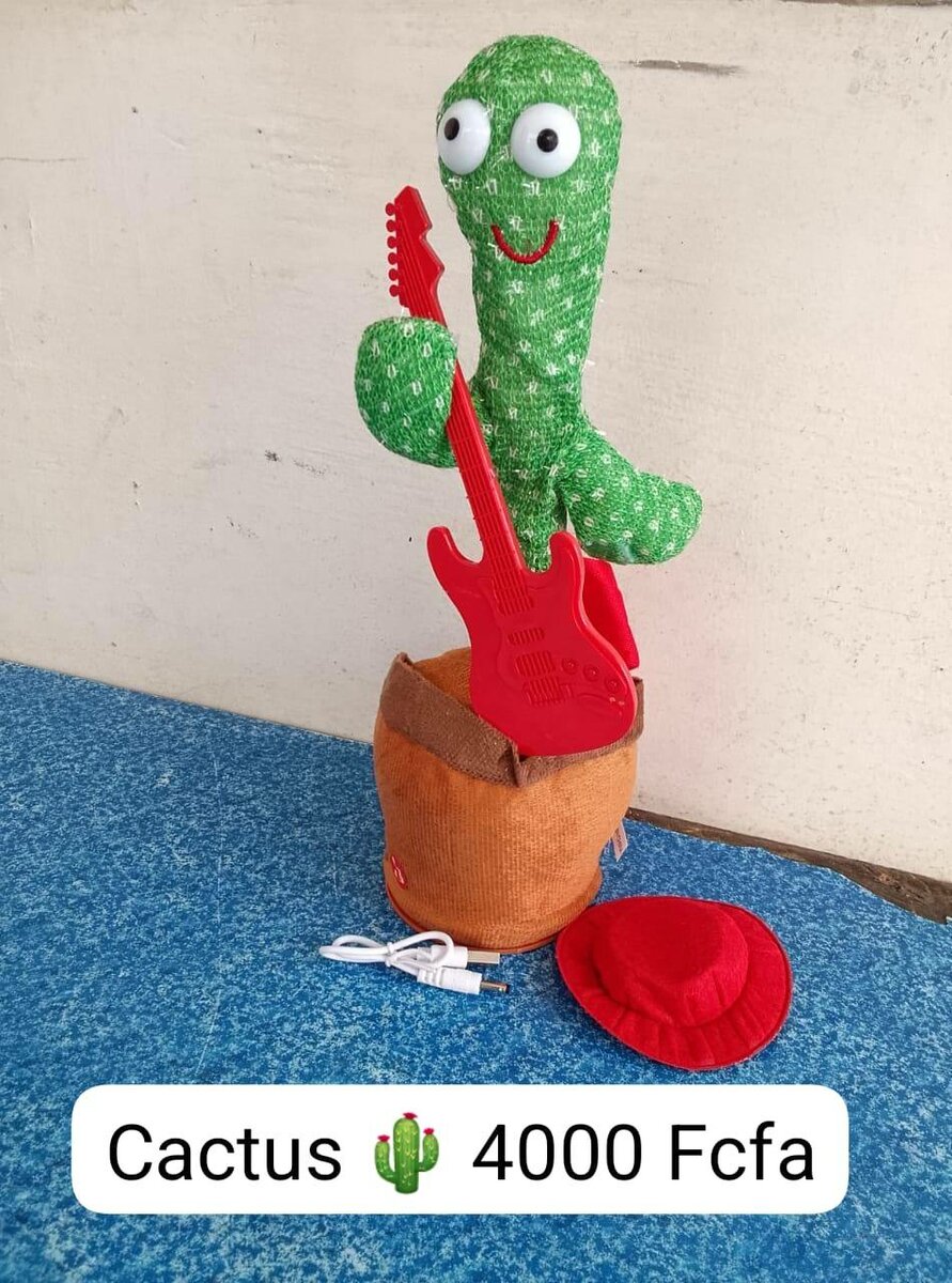 Cactus musical rigolo