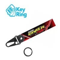 1-PC Motorcycle Collectable Strap Embroidery Keyring Keychain For Suzuki Gixxer SF Honda Yamaha Suzuki Ducati BMW Aprilia Kawasaki Benelli Yari Mitsubish Key Ring Chain Suzuki Gixxer Sf