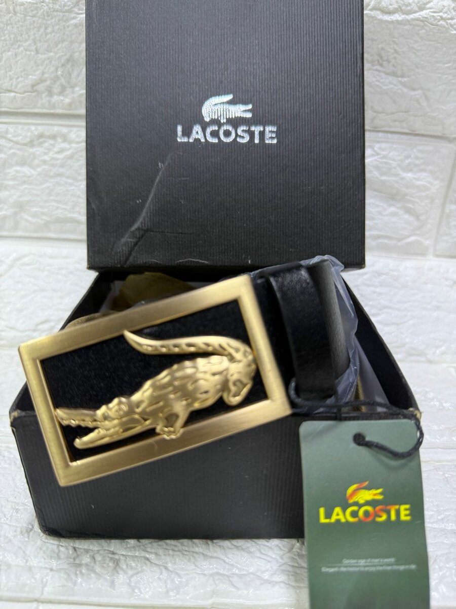 Ceinture élégante Lacoste & Prada