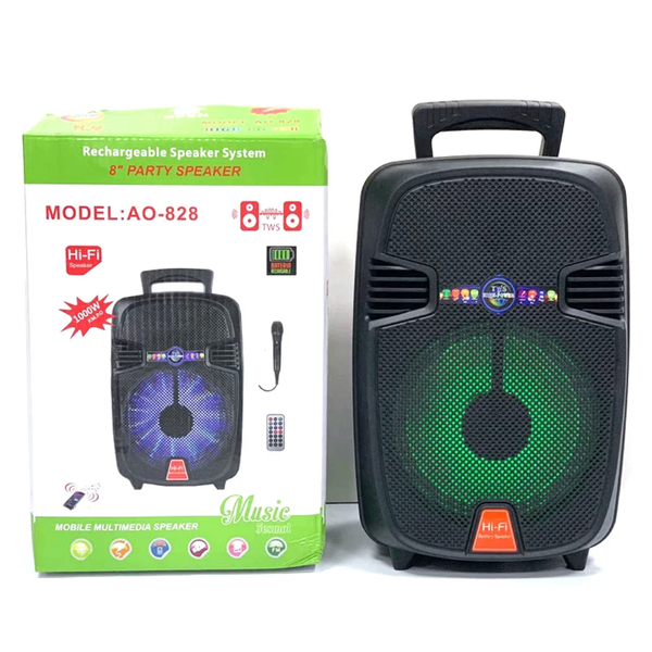 Enceinte Bluetooth Rechargeable 8"