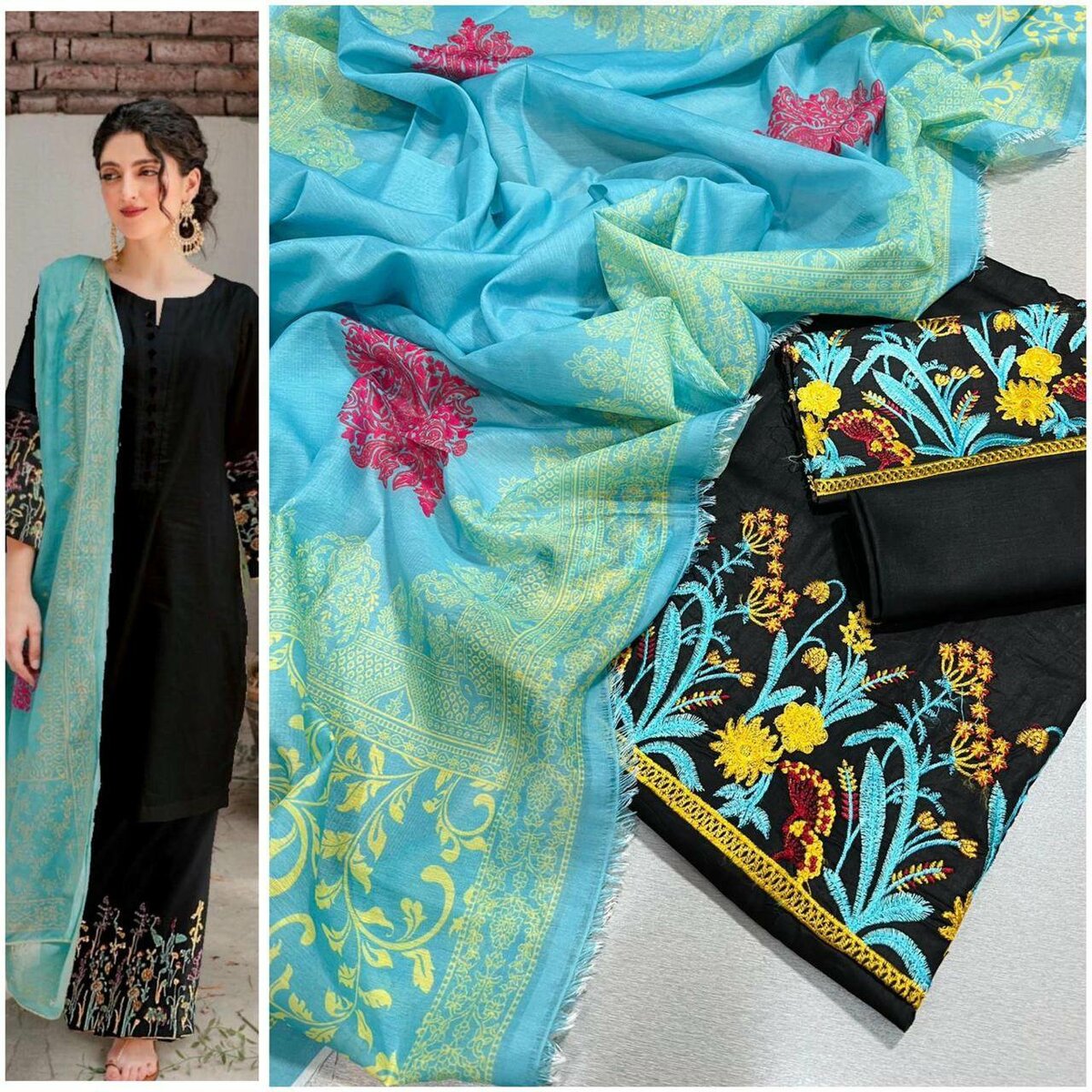 dhanak 3 pice suit