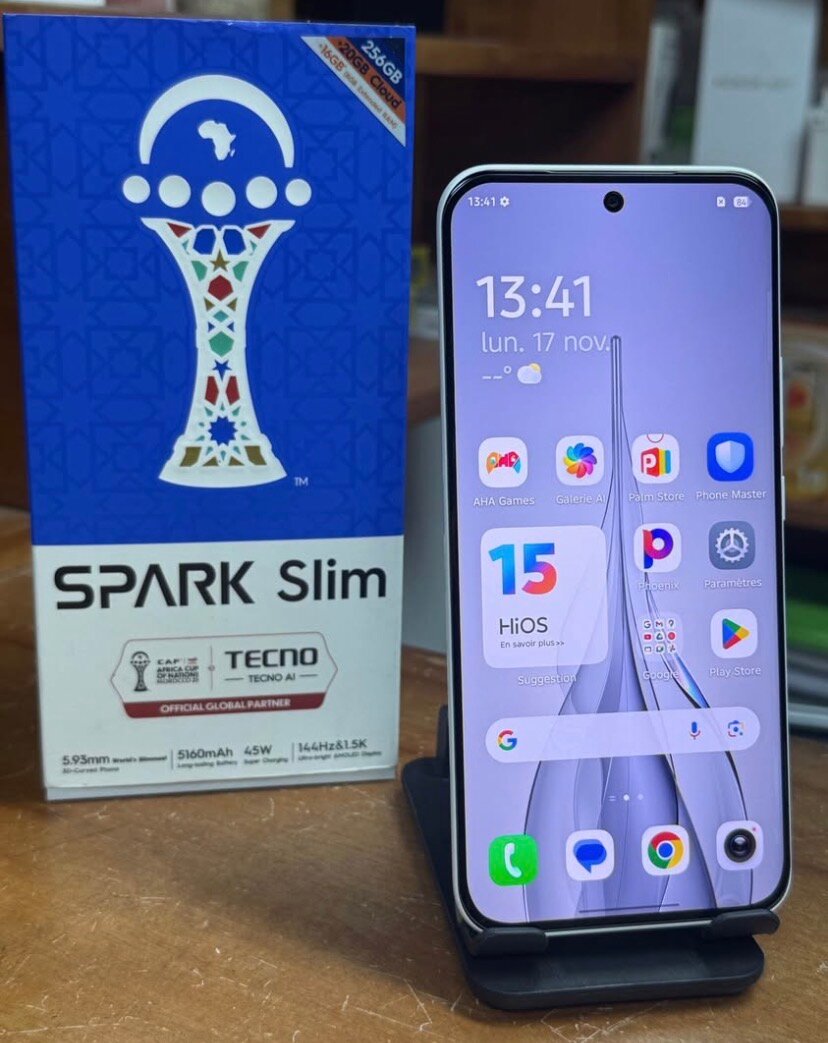 Tecno Spark Slim - Smartphone élégant et performant