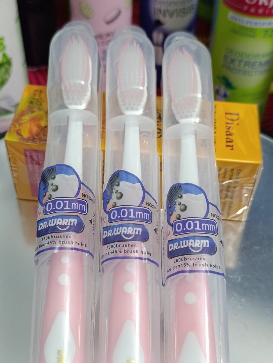 Brosses à dents rose