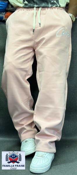 Pantalon de jogging rose